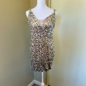 Melica sequin mini dress